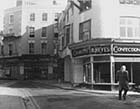 Demolishing shops in Queen Street [1968]